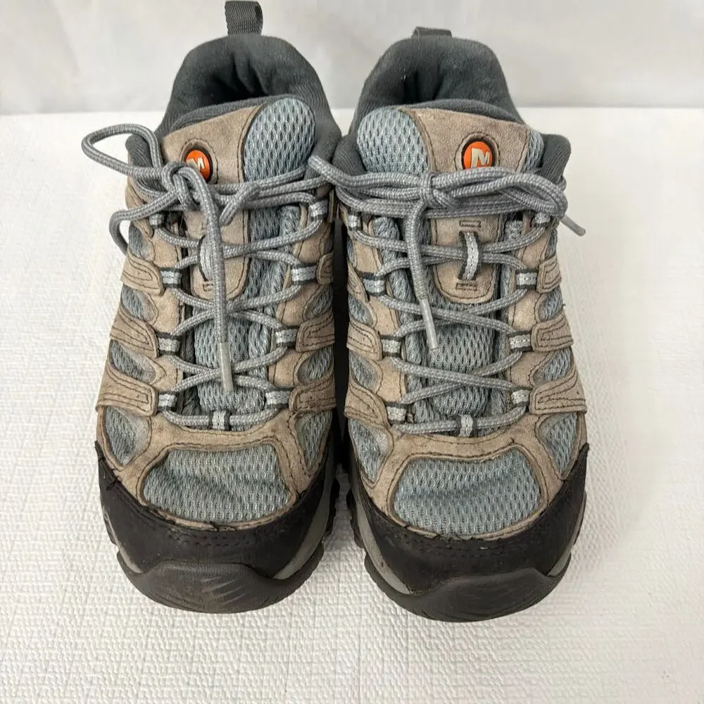Merrell Moab 3 Shoes Womens Size 7.5 Hiking Vibram Suede Mesh Low Top Lace Up